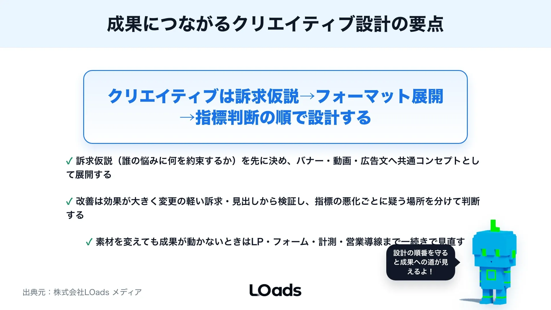 デジタル広告クリエイティブの作り方：バナー・動画・広告文を成果につなげる設計のまとめ