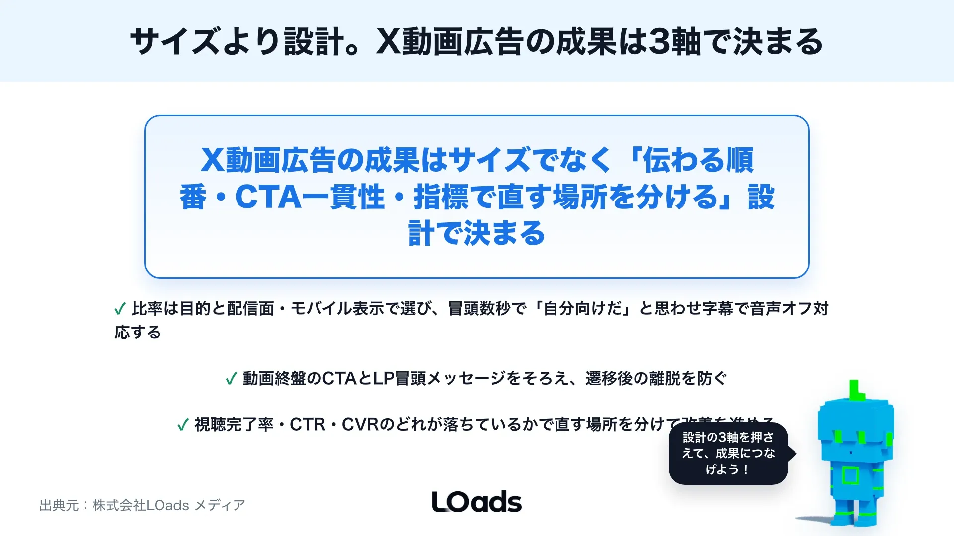 X広告の動画サイズとクリエイティブ設計：短尺動画でクリック・CVにつなげる方法のまとめ