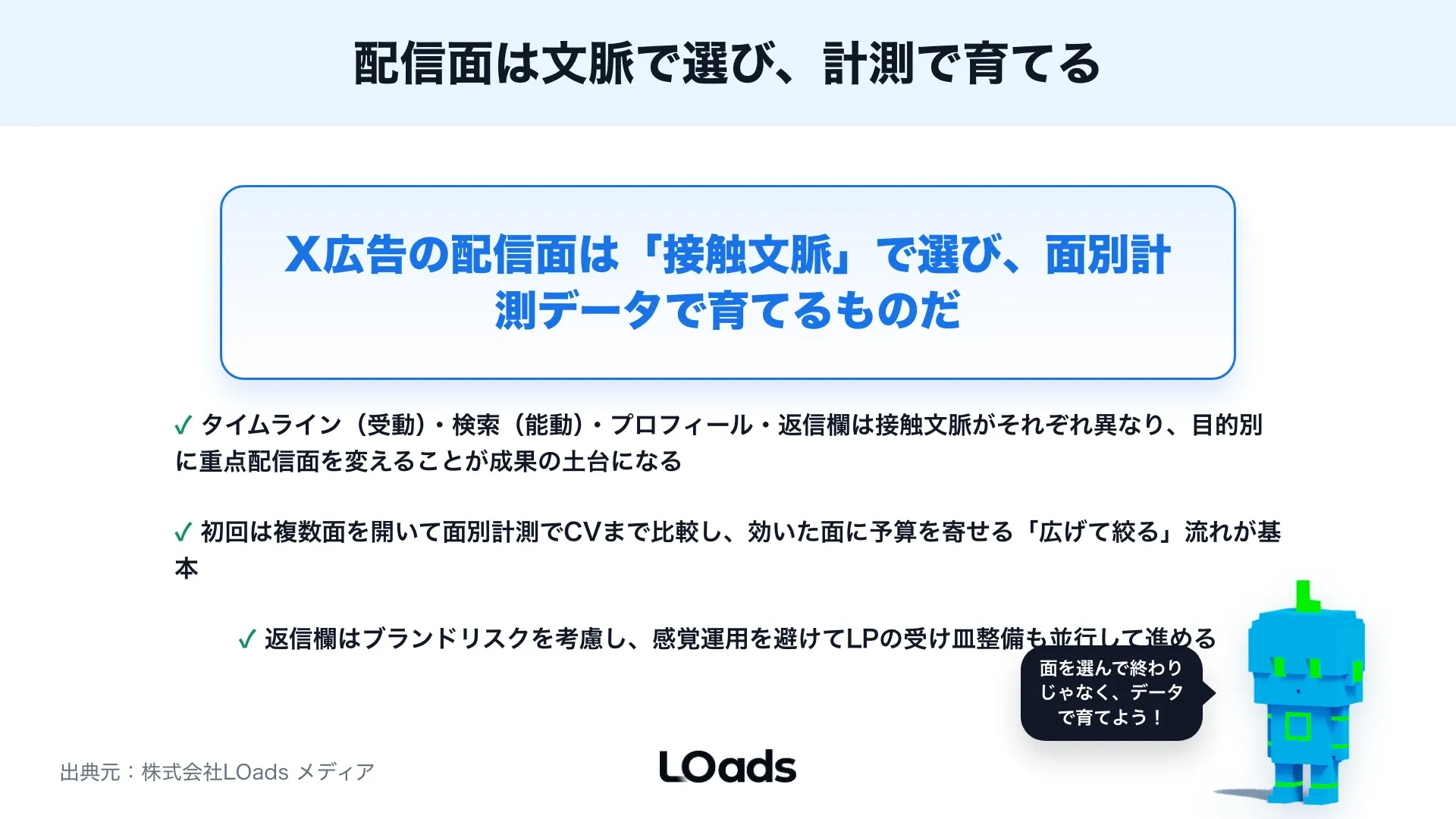 X広告の配信面とは？タイムライン・検索・プロフィール・投稿詳細の違いのまとめ