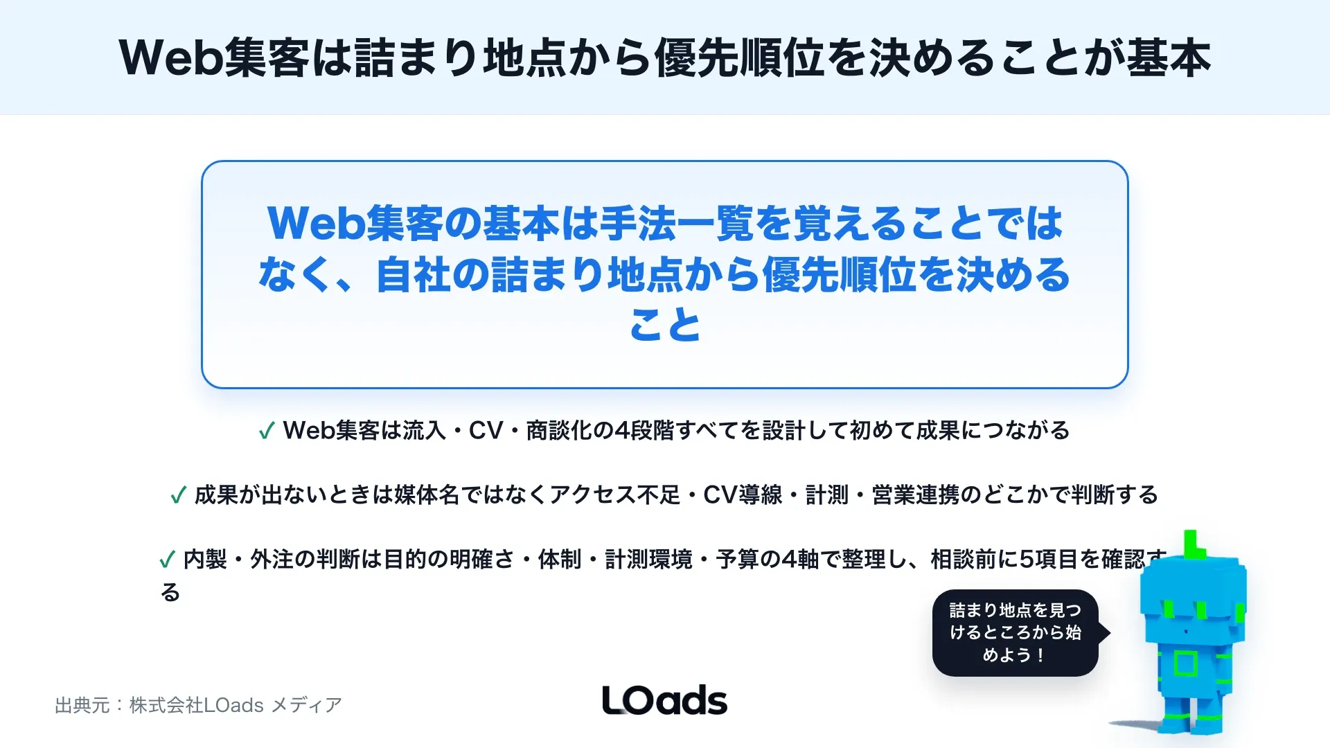 Web集客とは？初心者向けに意味・種類・成果につながる考え方を解説のまとめ