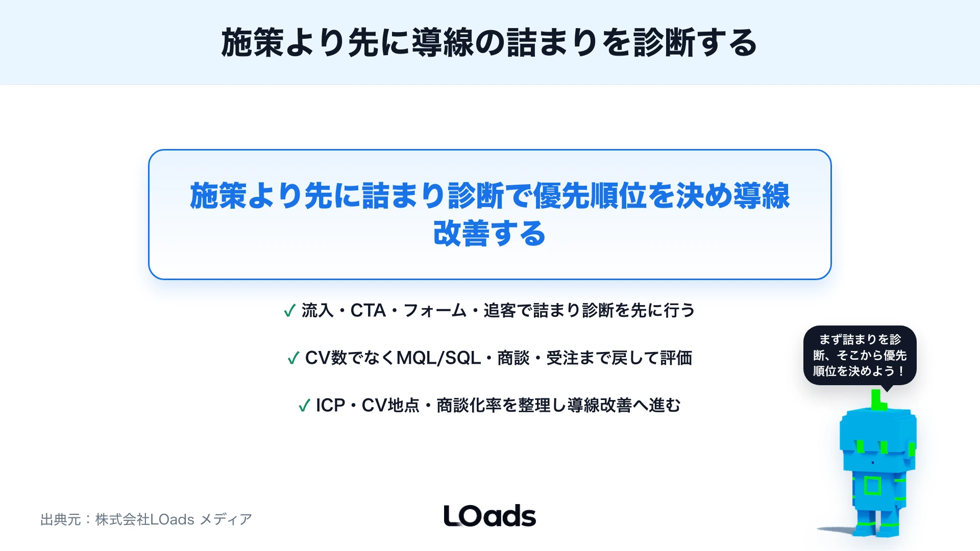 BtoBリード獲得は施策より先に導線の詰まりを診断すべきというまとめ