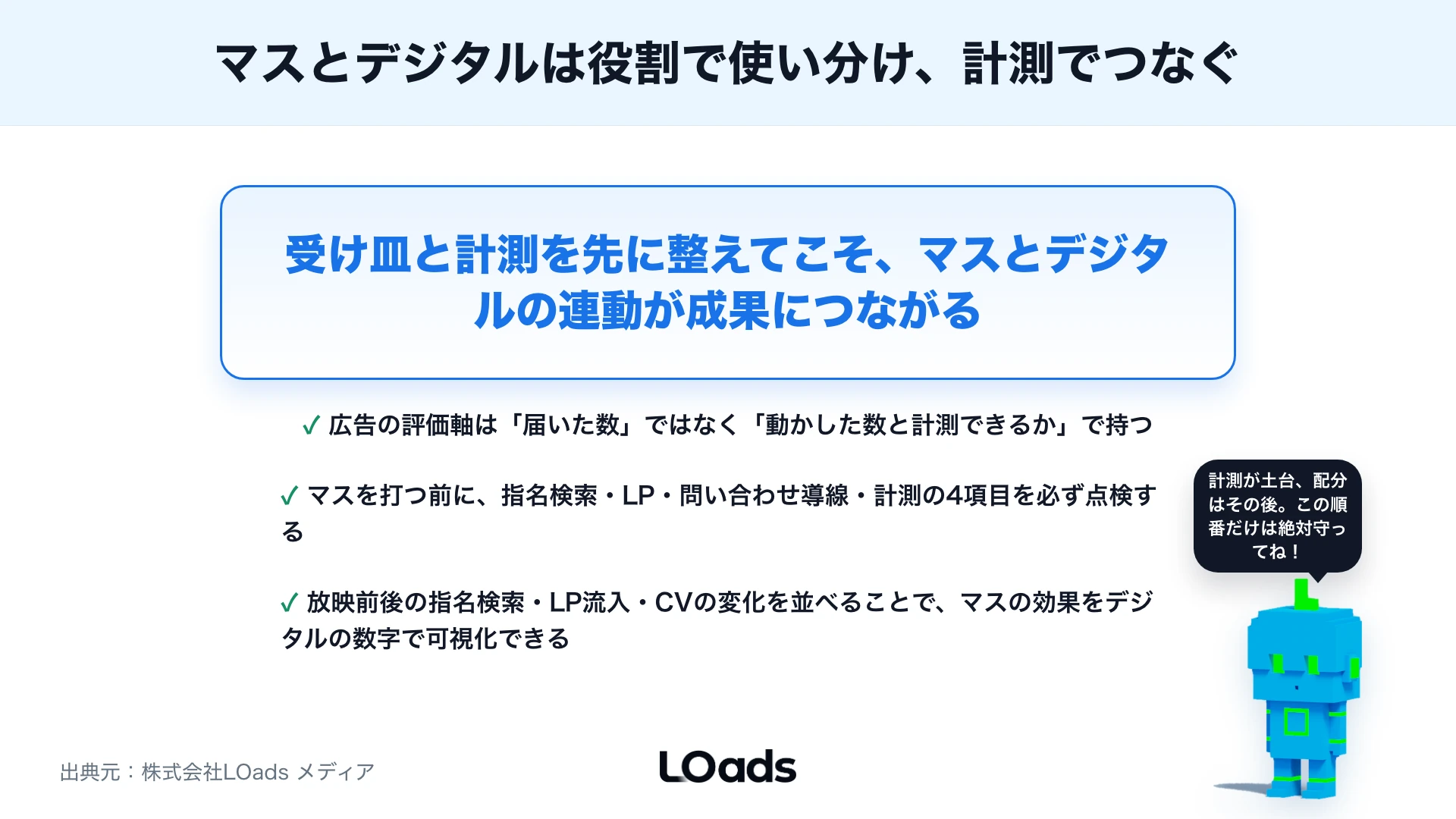 デジタル広告とマス広告の違い：認知・獲得・効果測定でどう使い分けるかのまとめ