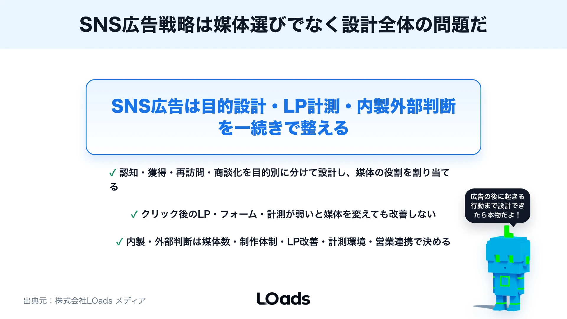 SNS広告戦略の作り方：認知・獲得・再訪問を商談につなげる設計のまとめ