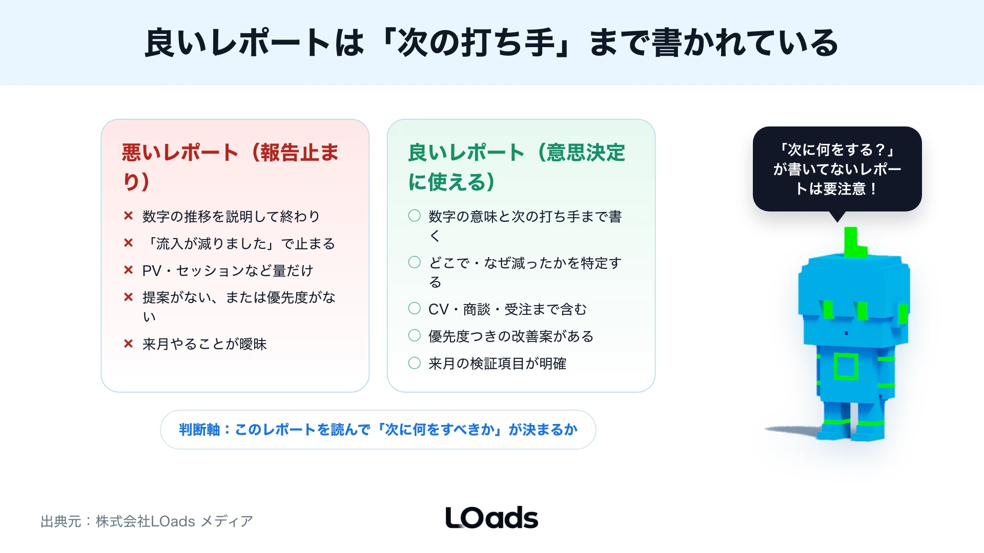 Webコンサルティングの月次レポートで見るべき注釈箇所