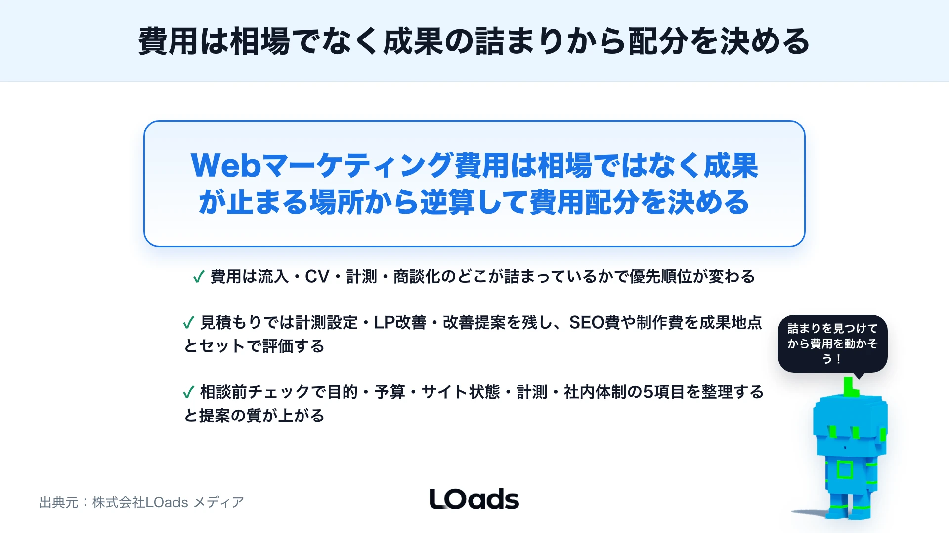 Webマーケティングの費用相場はいくら？広告費・SEO・制作・コンサル費の考え方のまとめ