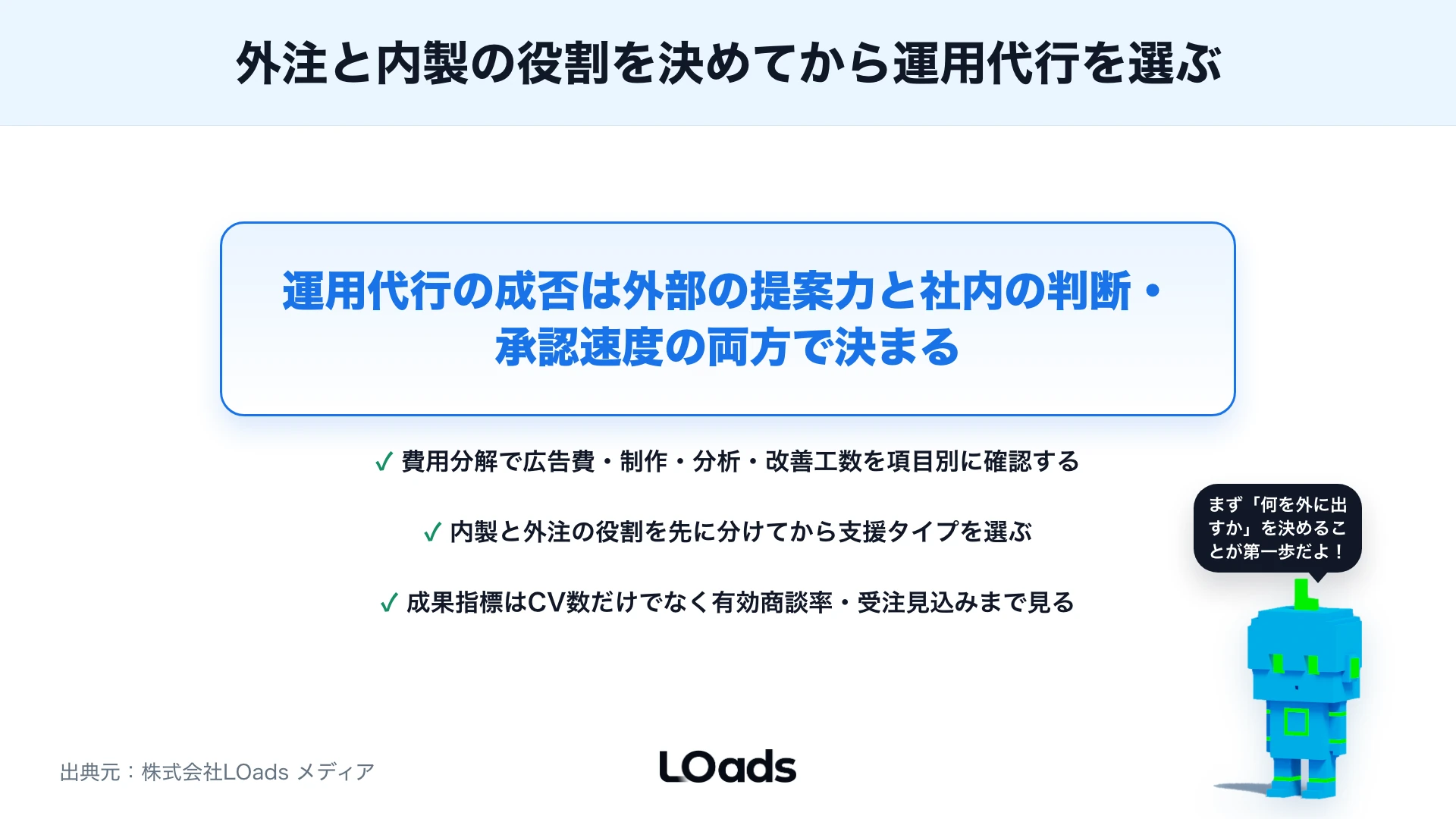 Webマーケティング運用代行で依頼できること：支援範囲・費用・成果の見方のまとめ