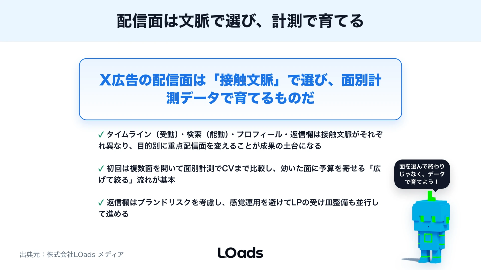 X広告の配信面とは？タイムライン・検索・プロフィール・投稿詳細の違いのまとめ